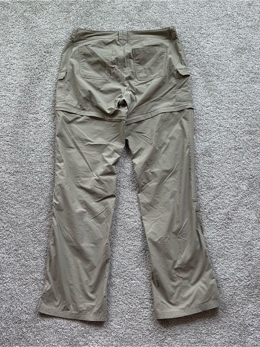 The North Face Women's 8 Long Horizon Convertible Hiking Pants Cargo Khaki Tan - Picture 11 of 11
